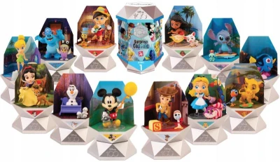 DISNEY Figurka sběratelská set s doplňky s překvapením různé druhy v kapsli