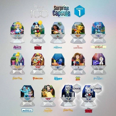 DISNEY Figurka sběratelská set s doplňky s překvapením různé druhy v kapsli