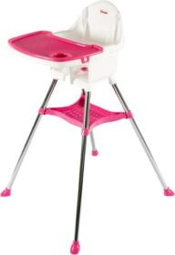Doloni Dětská jídelní židlička na krmení - růžová