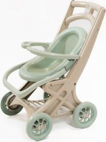 Doloni Kočárek pro panenky Lounge Eco line zelenobéžový