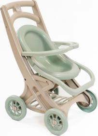 Doloni Kočárek pro panenky Lounge Eco line zelenobéžový