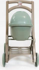 Doloni Kočárek pro panenky Pipe Eco line zelenobéžový