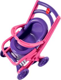 Doloni Kočárek pro panenky 3 v 1 - růžový/fialový