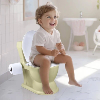 DOLU Dětská toaleta XL baby WC světle zelená na baterie Světlo Zvuk