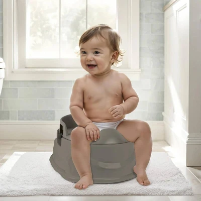 DOLU Nočník / sedátko na WC / baby stolička 3v1 šedá
