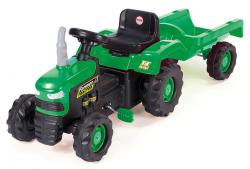 DOLU Traktor šlapací set s vlečkou 173x53x45cm zelený plast