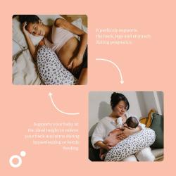 Doomoo Buddy multifunkční kojící polštář LEOPARD CREAM