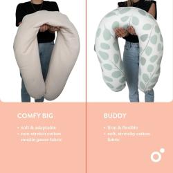 Doomoo Buddy multifunkční kojící polštář LEOPARD CREAM