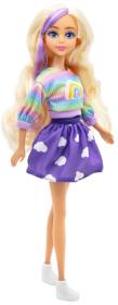 Dreameez mini panenka fashion dlouhé vlasy v kornoutku 4 druhy