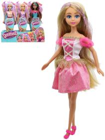 Dreameez panenka princezna dlouhé vlasy v kornoutku 4 druhy