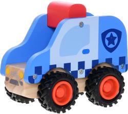 DŘEVO Autíčko baby záchranné složky 4 druhy (dřevěná hračka)