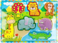 DŘEVO Baby vkládačka zvířátka safari (dřevěná hračka) DŘEVO Baby vkládačka zvířátka safari (dřevěná hračka)