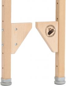 DREVO Tabuľa školská stojanová biela na písanie fixky / magnetická 2v1