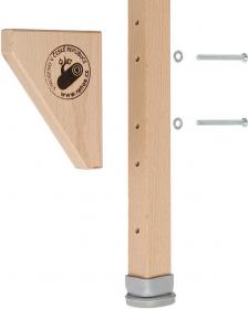 DREVO Tabuľa školská stojanová biela na písanie fixky / magnetická 2v1