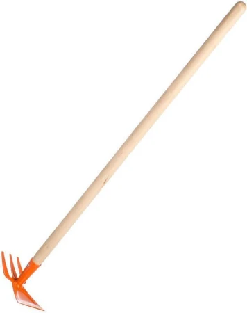 DŘEVO Dětské nářadí pracovní 80cm kovová zahradní motyka oranžová DŘEVO Dětské nářadí pracovní 80cm kovová zahradní motyka oranžová