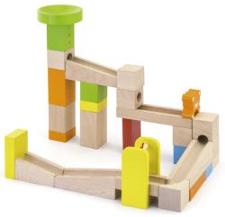 DŘEVO Dráha kuličková dřevěná 49dílků