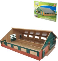 DŘEVO Farma dřevěná budova 73x60x26cm (dřevěná hračka)
