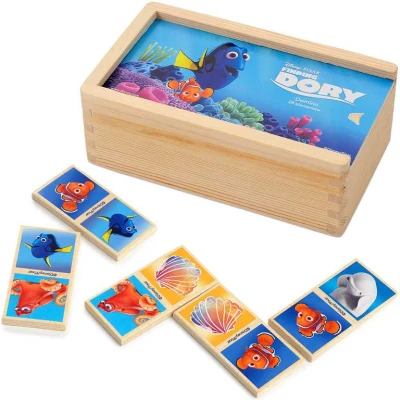 DŘEVO HRA Domino obrázkové Hledá se Dory (dřevěná hračka) DŘEVO HRA Domino obrázkové Hledá se Dory (dřevěná hračka)
