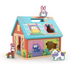 DŘEVO JADORE Vkládačka dřevěný farmářský domeček