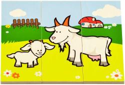 DŘEVO Puzzle 18 ks ZVÍŘÁTKA (dřevěná hračka)