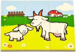 DŘEVO Puzzle 18 ks ZVÍŘÁTKA (dřevěná hračka)