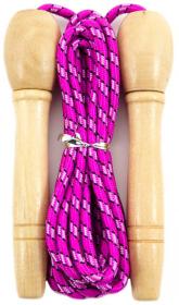 DŘEVO Švihadlo 270cm nastavitelné různé barvy (dřevěná hračka)