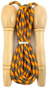 DŘEVO Švihadlo 270cm nastavitelné různé barvy (dřevěná hračka)