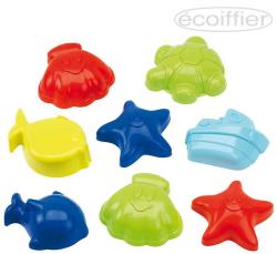 Ecoiffier Baby formičky na písek ocean set 8ks pro miminko