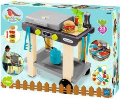 Ecoiffier Baby gril zahradní plynový se stolečkem set s doplňky plast