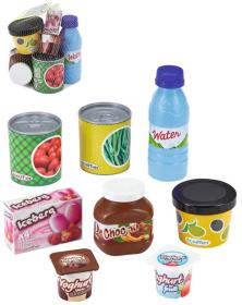 Ecoiffier Baby potraviny plastové makety set 8ks v síťce