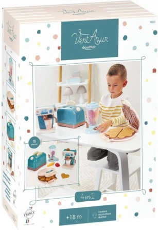 Ecoiffier Domácí spotřebiče velký dětský baby kuchyňský set 4ks v krabici 4v1