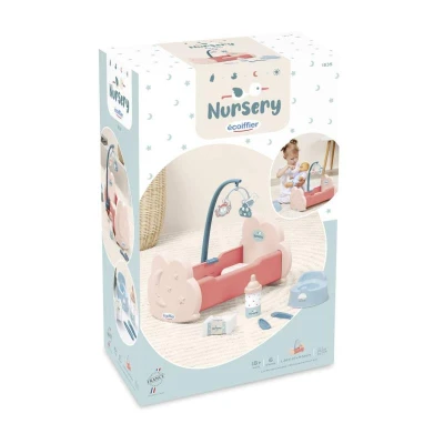 Ecoiffier Nursery Postýlka s příslušenstvím pro panenku