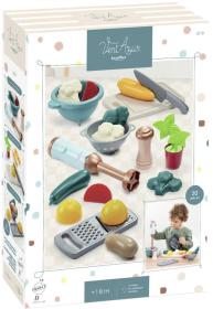 Ecoiffier Příprava polévky baby kuchyňský set makety potravin + nádobí