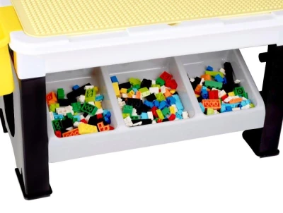 Eddy Toys Dětský stůl na stavění včetně kostek sada 300 ks