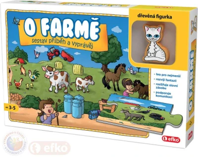 Efko Baby Hra O farmě puzzle vyprávěcí Skládej a vyprávěj příběhy Efko Baby Hra O farmě puzzle vyprávěcí Skládej a vyprávěj příběhy