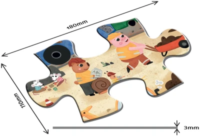Efko Baby Puzzle BIG Build 68x47cm velké dílky skládačka 24 dílků