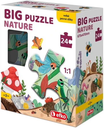 Efko Baby Puzzle BIG Nature 68x47cm velké dílky skládačka 24 dílků