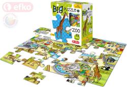 Efko Baby Puzzle BIG V ZOO velké dílky skládačka set 24 dílků 68x47cm v krabici Efko Baby Puzzle BIG V ZOO velké dílky skládačka set 24 dílků 68x47cm v krabici
