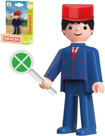 Efko IGRÁČEK MultiGO Výpravčí figurka kloubová na kartě Efko IGRÁČEK MultiGO Výpravčí figurka kloubová na kartě