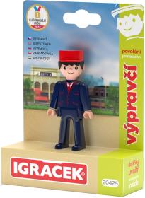 Efko IGRÁČEK MultiGO Výpravčí figurka kloubová na kartě
