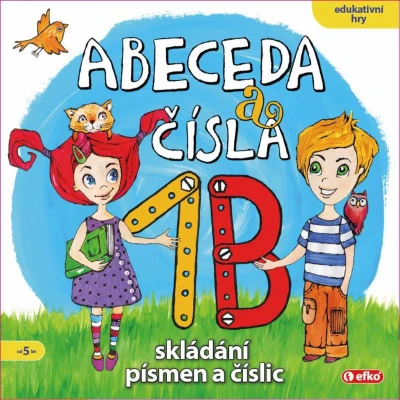 Efko Hra Abeceda a čísla Vzdělávací soubor her (společenská hra)