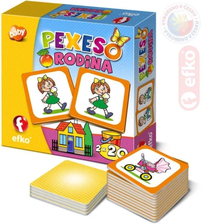 Efko Hra baby pexeso Rodina (společenská hra) Efko Hra baby pexeso Rodina (společenská hra)
