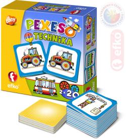 Efko Hra baby pexeso Technika dopravní prostředky (společenská hra)