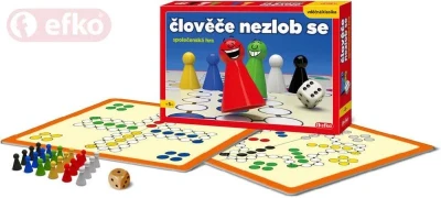 Efko Hra ČLOVEČE NEHNEVÁJ SA (spoločenská hra) Efko Hra ČLOVEČE NEHNEVÁJ SA (spoločenská hra)