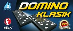 Efko Hra Domino klasik 28 kamenů plast (společenská hra)