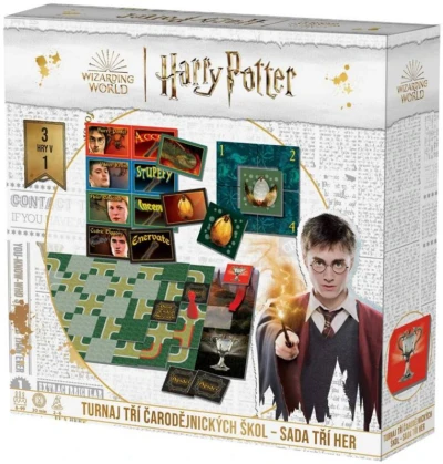 Efko Hra Harry Potter Turnaj tří čarodějnických škol 3v1 (společenská hra) Efko Hra Harry Potter Turnaj tří čarodějnických škol 3v1 (společenská hra)