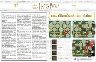 Efko Hra Harry Potter Turnaj tří čarodějnických škol 3v1 (společenská hra)