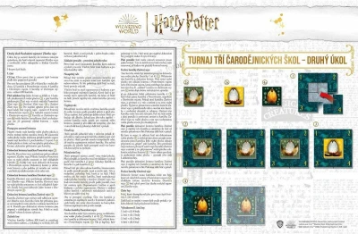 Efko Hra Harry Potter Turnaj tří čarodějnických škol 3v1 (společenská hra)