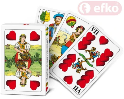 Efko Hra Karty Mariášové dvojhlavé v krabičke (spoločenská hra) Efko Hra Karty Mariášové dvojhlavé v krabičke (spoločenská hra)