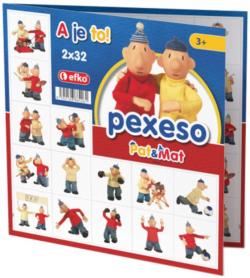 Efko HRA Pexeso Pat a Mat 32 dvojic (společenská hra)